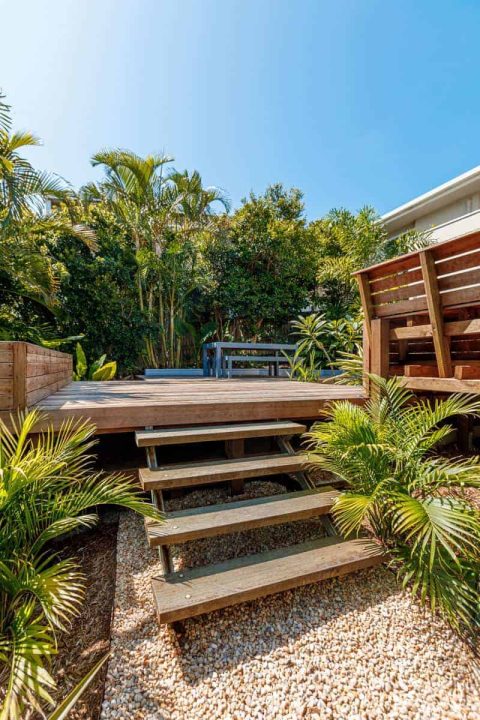 Sunhsine Beach Residential Bush Garden Makeover with Decking