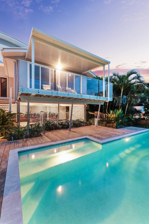 Castaways Beach Residential Landscape Project with Swimming Pool