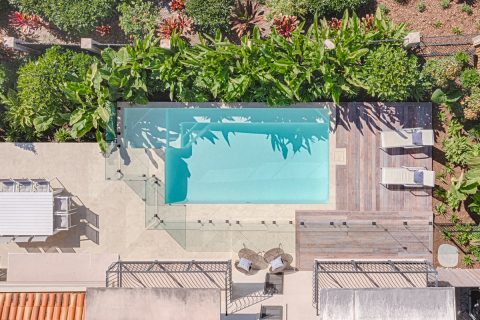 Noosa Springs Residential Landscape Project with Swimming Pool