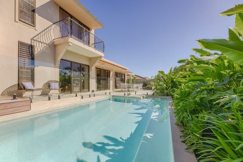 Noosa Springs Residential Landscape Project with Swimming Pool